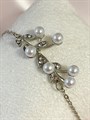 Браслет "Нежность серебра" с жемчугом 15276