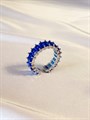 Кольцо "Сапфировая феерия" 15285