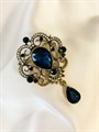 Брошь  " Сапфир" (И2) 15305