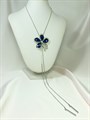 Колье "Синий цветок" (И1) 15312