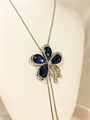 Колье "Синий цветок" (И1) 15312