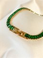Браслет "Изумрудная дорожка" (В10) 15316