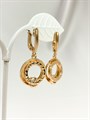Серьги "Bulgari gold" (Д7) 15418