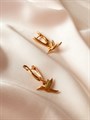 Серьги "Золотые колибри" (Г11) 15440