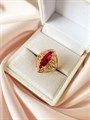 Кольцо "Рубиновый дар" 9762