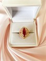 Кольцо "Рубиновый дар" 9762
