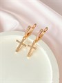 Серьги "Кристальные крестики" (Г4) 14390