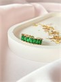 Кольцо  "Изумрудная дорожка" 15923