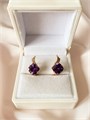 Серьги "Дыхание аметиста" (Г2) 15940