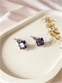 Серьги "Блеск аметиста" (А9) 16047