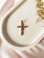 Крестик из дубайского золота "Иисус" 15327