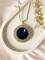 Колье  "Совершенство сапфира" 16102