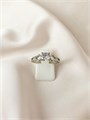 Кольцо "Нежный хрусталь" серебро 16264