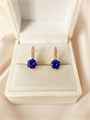 Серьги "Небесная лазурь" (Б2) 16316