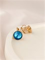 Серьги "Бирюзовое сияние" (А2) 16363