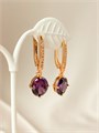Серьги "Красота аметиста" (Б2) 16423