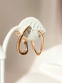 Серьги  "Золотой штрих" (Г3) 15524