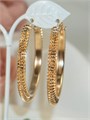 Серьги-кольца "Золотые пружинки" (Г9) 16646