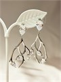 Серьги "Серебряные ветви" (В9) 16780