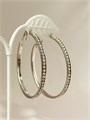 Серьги "Кристальные кольца" (А10) 16788