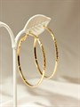 Серьги-кольца "Африканская царица" 6,0 (Д9) 16795 - фото 118255