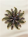 Брошь "Цветение аметиста" 16863