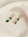 Серьги "Изумрудный дождь" (Б2) 16976