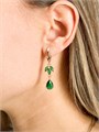 Серьги "Изумрудный дождь" (Б2) 16976