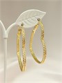 Серьги-кольца "Сердце" (В9) 17048