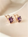 Серьги "Торжество аметиста" (Б4) 17219