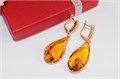 Серьги "Янтарь" (Б1) 17374