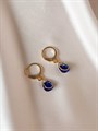 Серьги "Сапфировая роса" (Б2) 17395