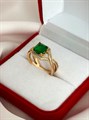 Кольцо "Гармония изумруда" 17424