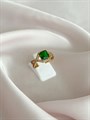 Кольцо "Гармония изумруда" 17424