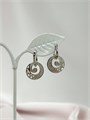 Серьги "Арабеска" серебро (А10) 17456