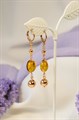 Серьги  "Медовые облака" (Б9) 17537
