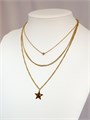 Колье "Золотая звезда" (И) 17593
