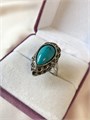 Кольцо "Бирюзовое чудо" 17891