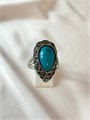 Кольцо "Бирюзовое чудо" 17891