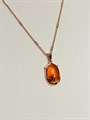 Комплект цепочки с кулоном "Величие янтаря" 17910