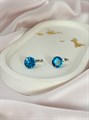 Серьги "Лазурное небо" (А9) 18026