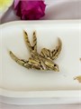Брошь "Золотая ласточка" 18157
