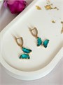 Серьги "Небесные бабочки" (Б6) 18249