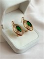 Серьги "Изумрудные узоры" (А5) 18261