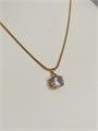Комплект цепочки с кулоном "Сияние хрусталя" 18425