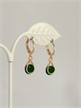 Серьги "Изумрудная роса" (Б2) 18453