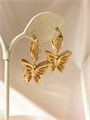 Серьги  "Воздушные бабочки" (Г8) 18475