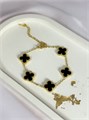 Браслет "Черный клевер" (Б11) 18617