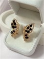 Серьги  "Агатовая бабочка" (Б4) 18712
