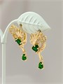 Серьги "Изумрудная сказка" (Б5) 18731